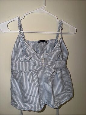Brandy Melville Blue & White Striped Camisole